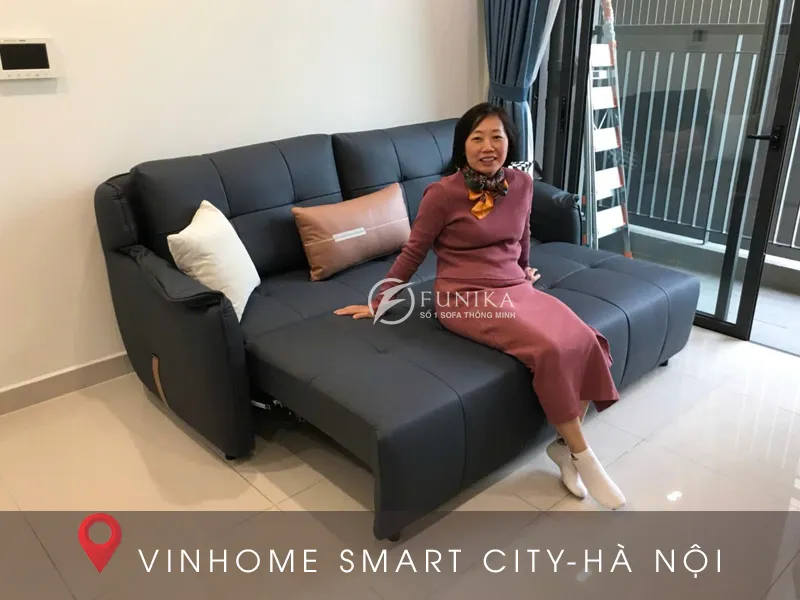 Ghế sofa giường 3065 cao cấp tại VH Smart city Tây Mỗ Nam Từ Liêm HN
