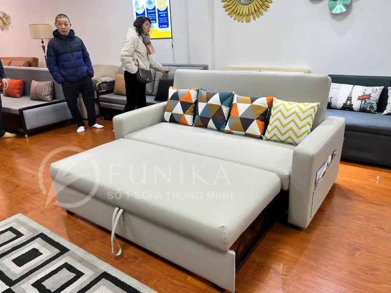 Sofa giường đa năng điểm nhấn sang trọng cho phòng khách ngày tết