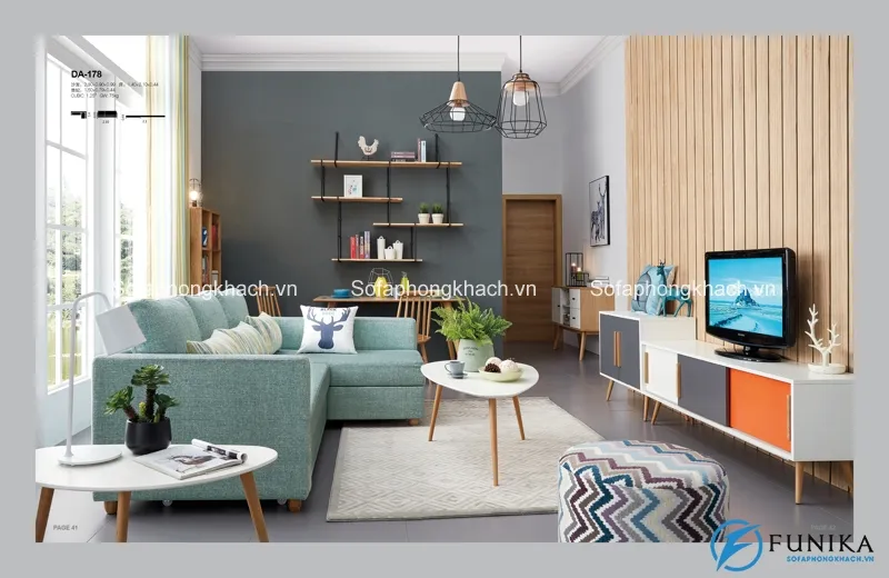 Phòng khách sẽ thật cá tính với chiếc sofa giường cực xịn này