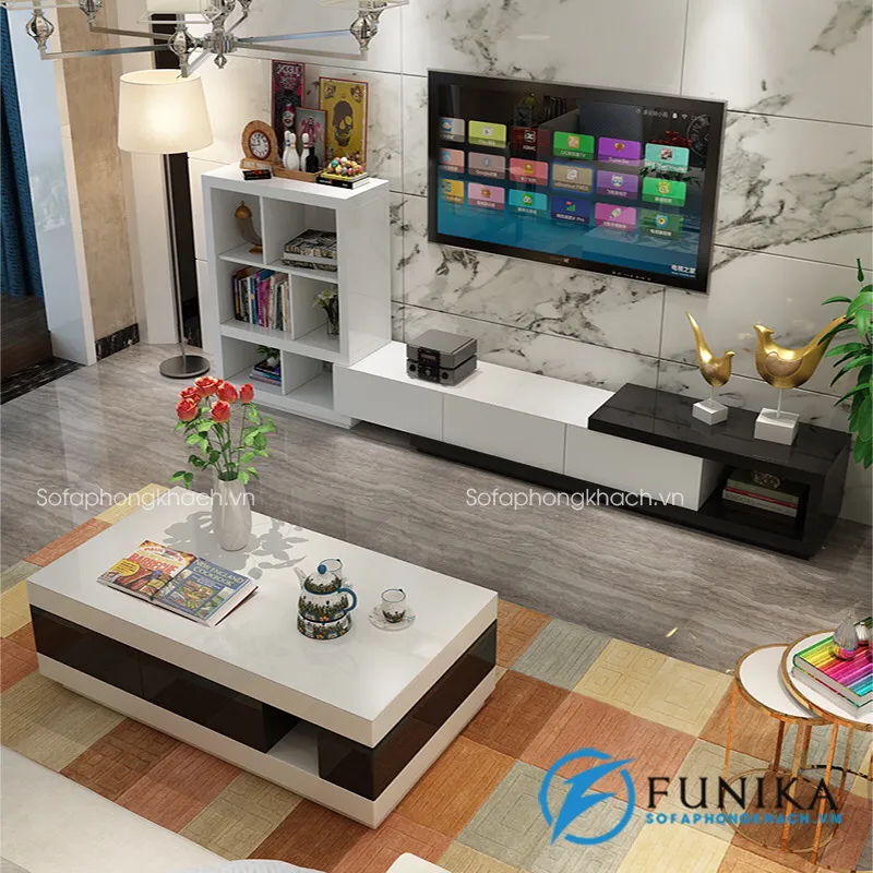 Gợi ý 2 mẫu bàn trà phòng khách cho ghế sofa da 