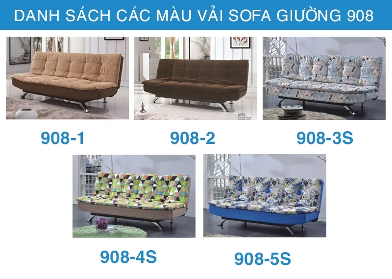 sofa giường nhập khẩu 908