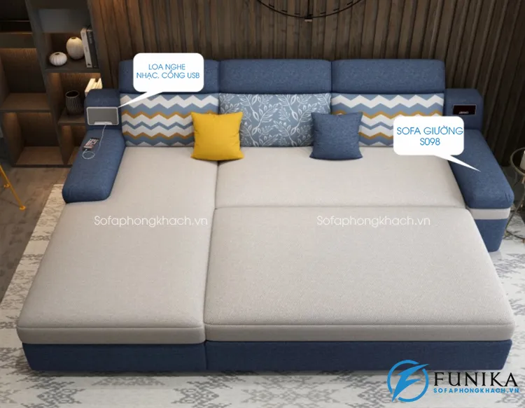 Sofa giường góc S098