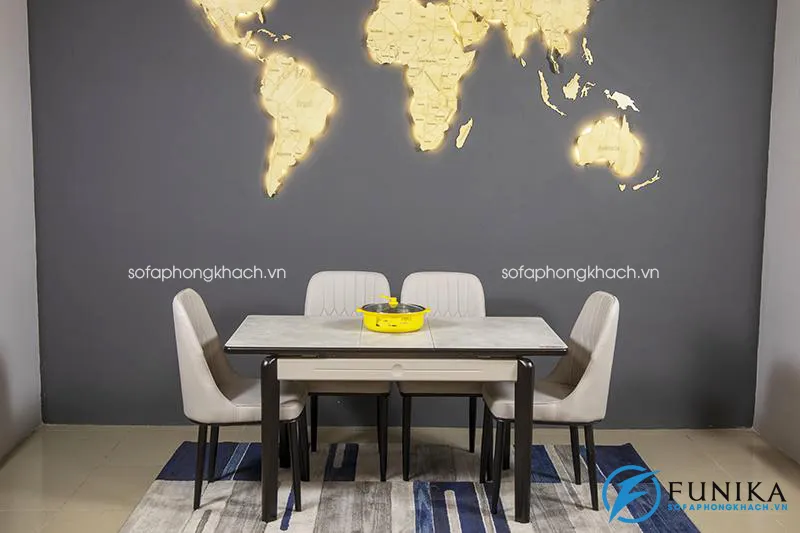 Bàn ăn thông minh tích hợp bếp từ 871