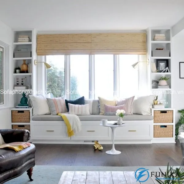 Thưởng lãm thiên nhiên cùng ghế nghỉ bên cửa sổ
