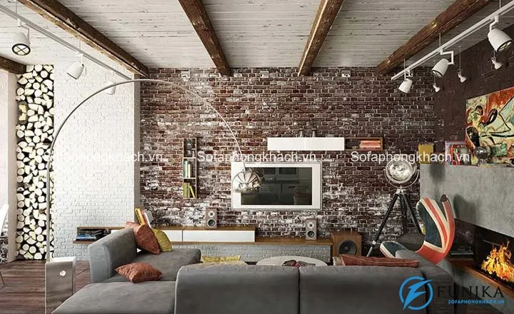 Mua sofa giường kiểu bụi bặm chuẩn phong cách Industrial