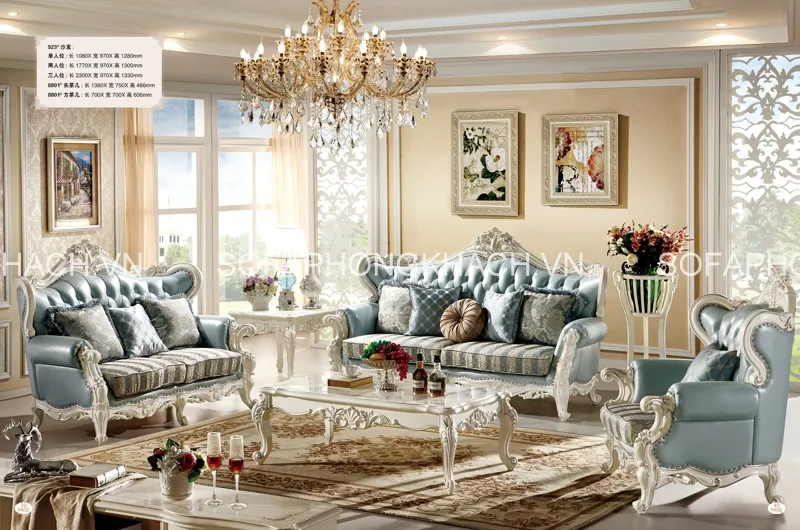Mãn nhãn với những mẫu sofa cổ điển đẹp theo phong cách châu Âu