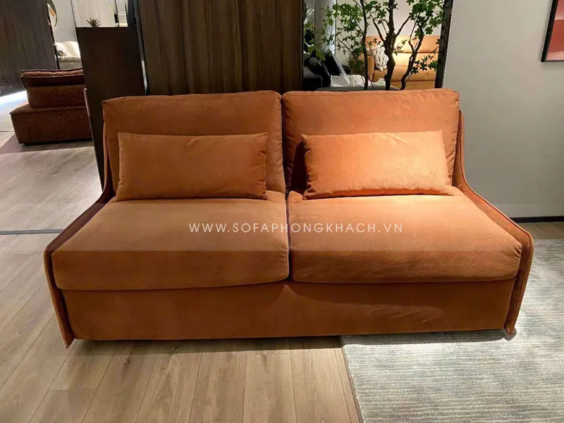 Sofa giường gấp gọn 307 cao cấp tại showroom.