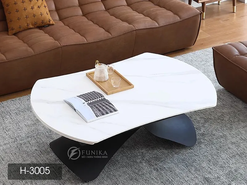 góc chụp từ trên xuống của H3005 khi ở trạng thái bàn uống trà tiện lợi