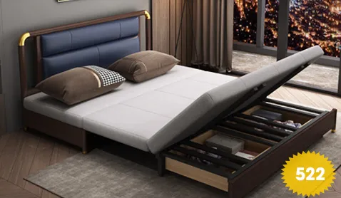 Sofa giường với ngăn kéo thông minh để tối ưu hóa không gian