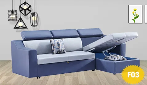 Sofa giường cho phòng khách phong cách dân dã và gần gũi