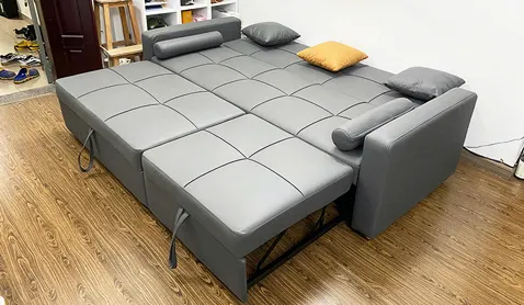 Ghế Giường Sofa Thông Minh 1905 – Giải Pháp Hoàn Hảo Cho Phòng Khách Nhỏ | Sofa Giường 190x190cm Cao Cấp Funika
