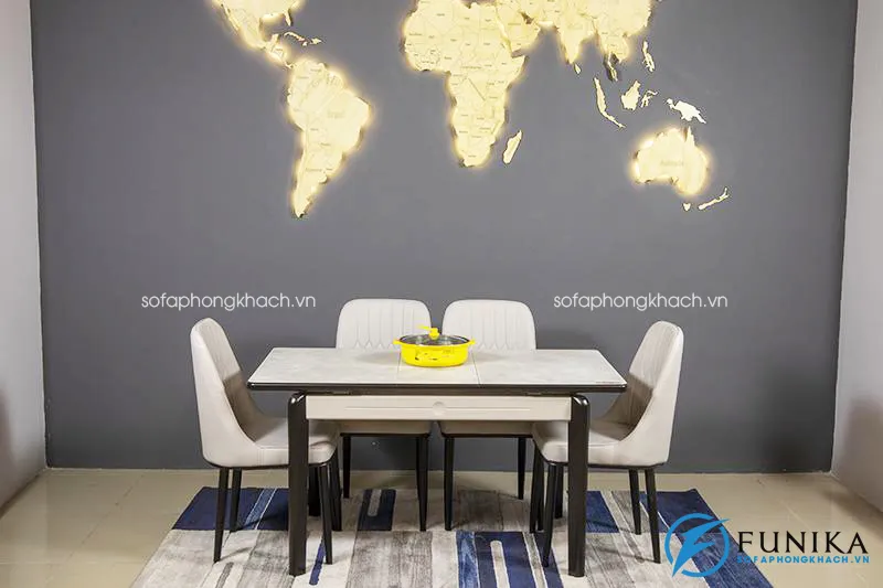 Bàn ăn thông minh tích hợp bếp từ 871
