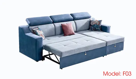 Tạo điểm nhấn cho phòng khách với sofa giường màu sắc tươi sáng