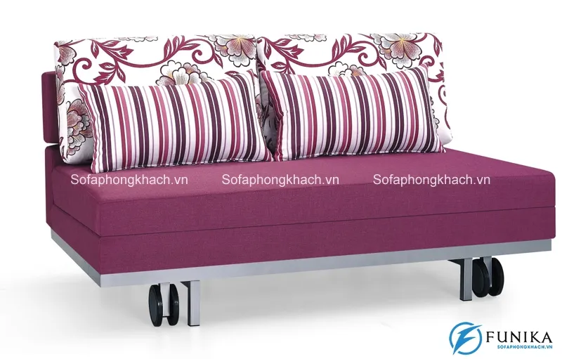 Chiếc sofa giường này kết hợp cùng bàn trà hiện đại thì còn gì bằng đúng không nào?
