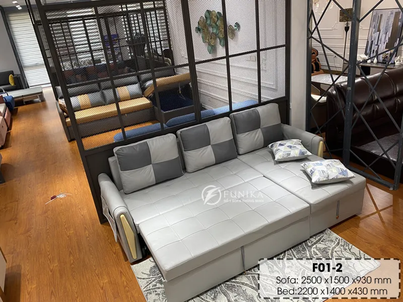 F01-2 khi ở trạng thái làm giường ngủ 