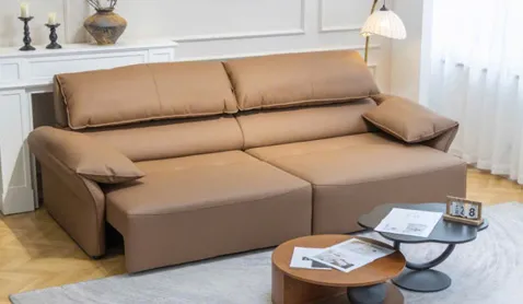 Ghế sofa điều khiển điện 2520 da thật cao cấp