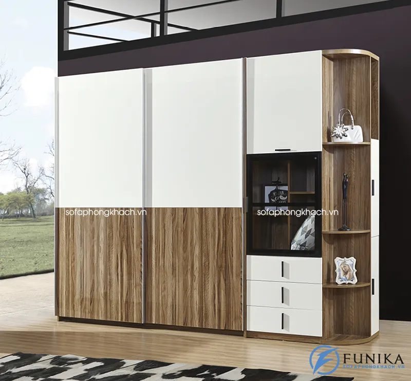 Tử hiện đại 2 cánh lùa Wilz-6011
