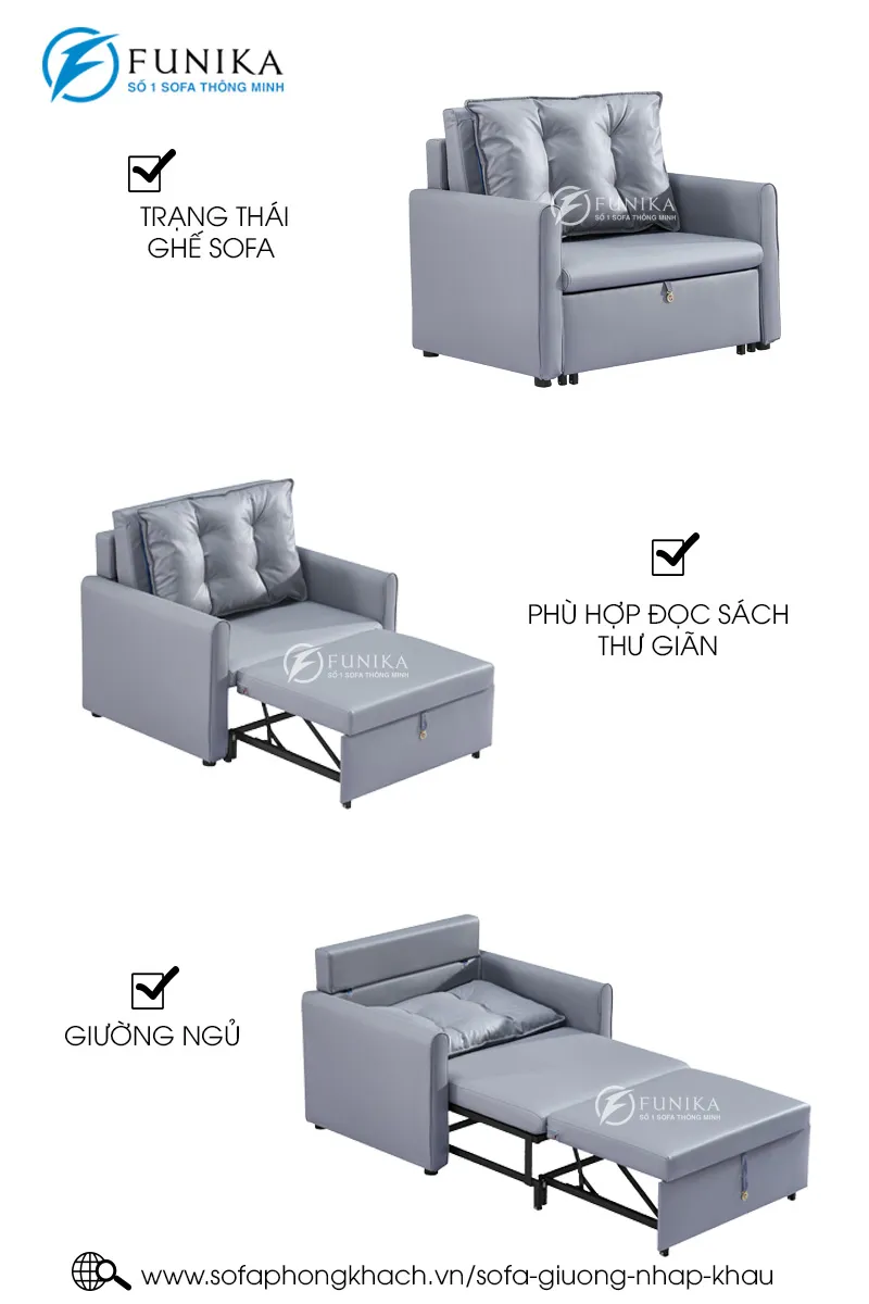 các trạng thái ghế giường L05