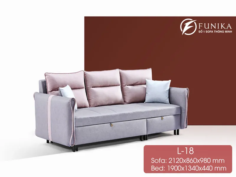ghế sofa giường 02 ngăn kéo L18
