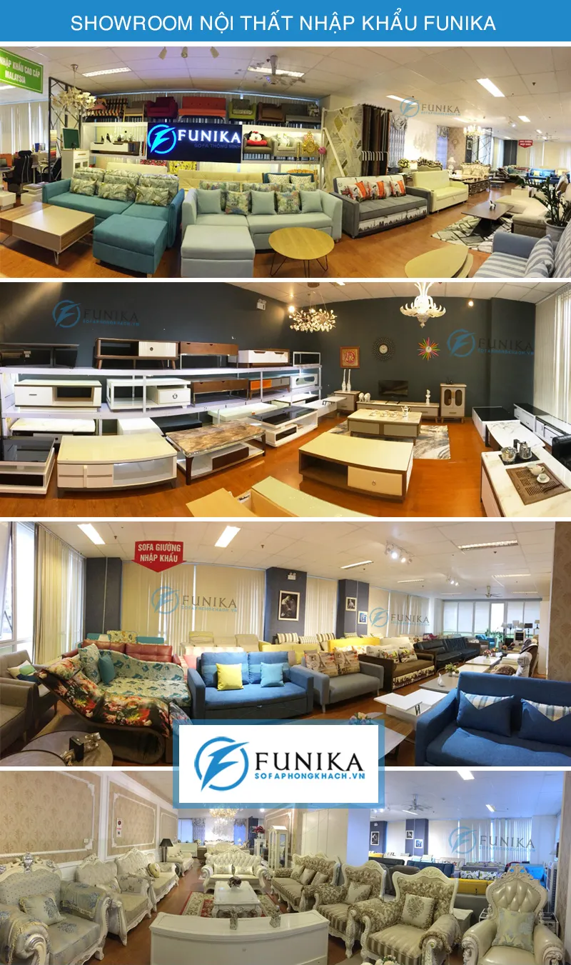 Ảnh showroom nội thất nhập khẩu Funika