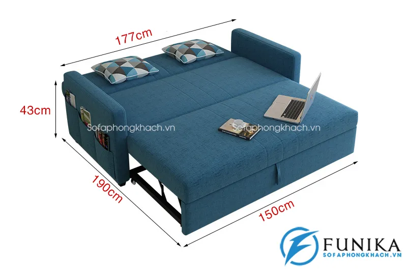 sofa giường nhập khẩu 866-7