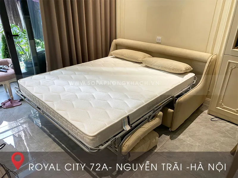 Ghế sofa giường gấp gọn 307 tại Royal city Hà Nội.