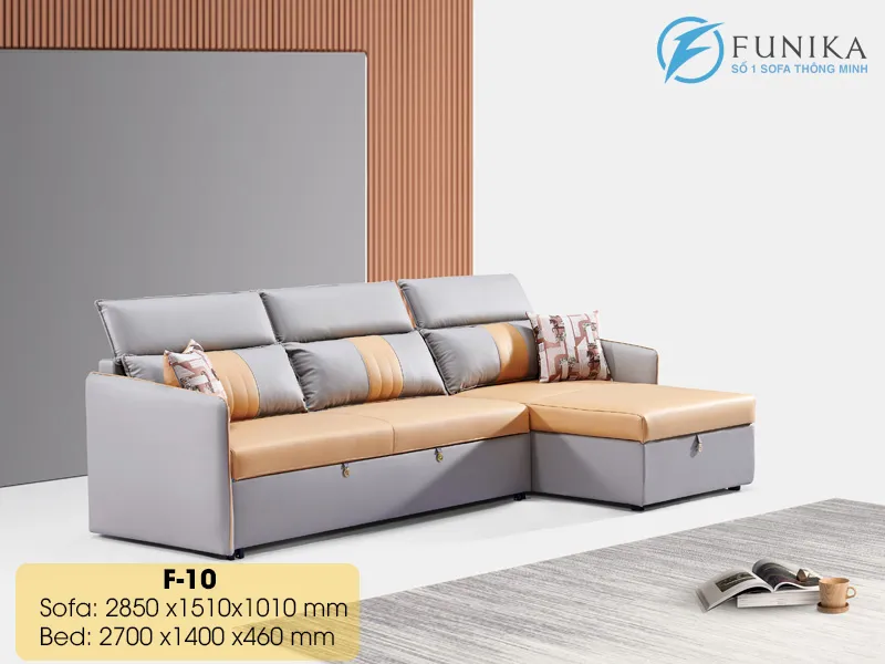 Ghế sofa phòng khách F10 thông minh sang trọng