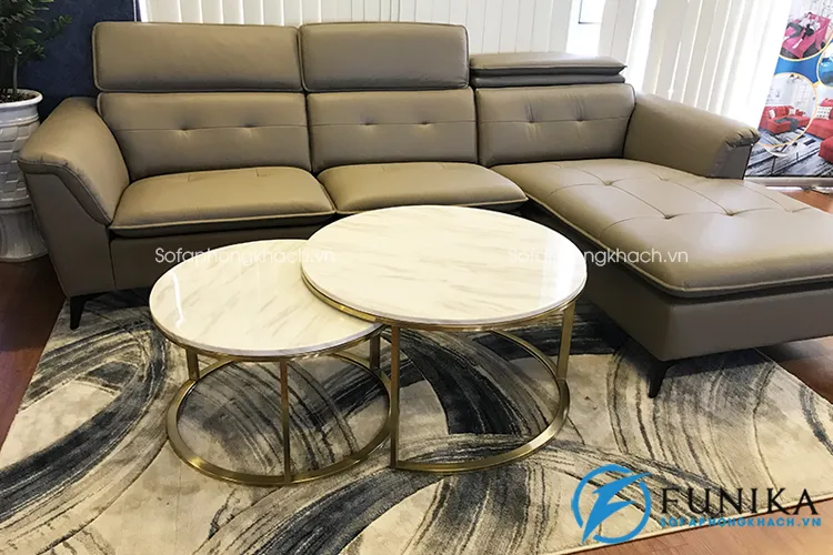 Bàn trà mặt đá 718B