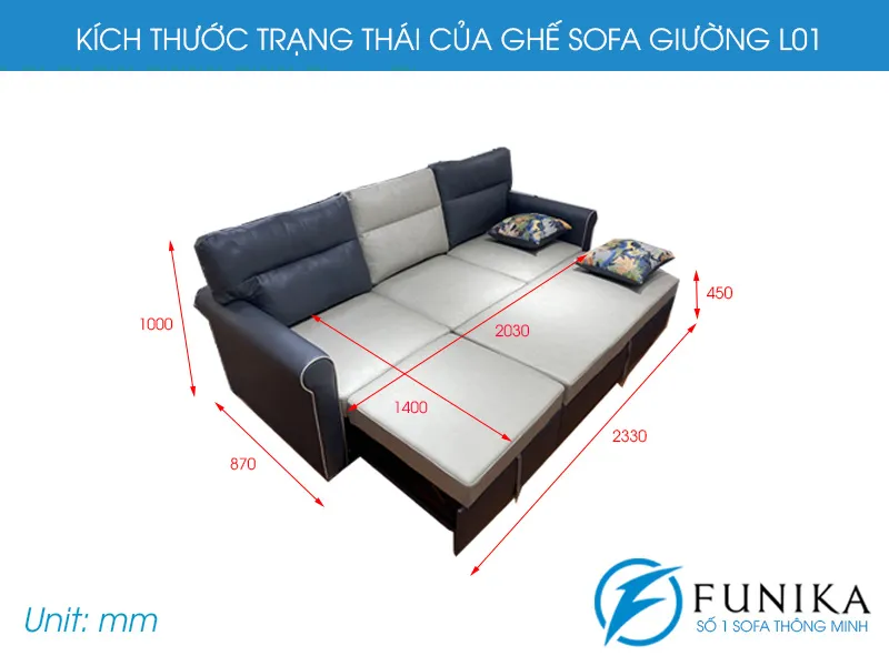 Kích thước thành giường L01