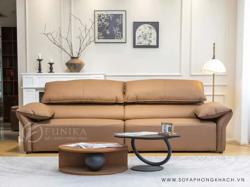 Ghế sofa chỉnh điện 2520 cao cấp ở trạng thái ghế ngồi.