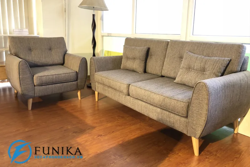 sofa nỉ phòng khách