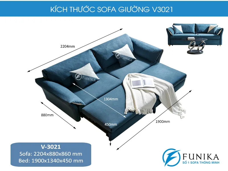 Sofa giuong nam V3021