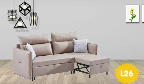 Ghế giường sofa 02 ngăn kéo L26