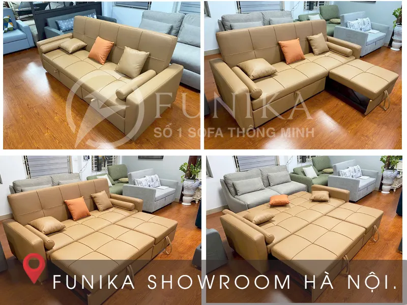 Sofa giường 1905 dạng văng với hai ngăn kéo tiện lợi
