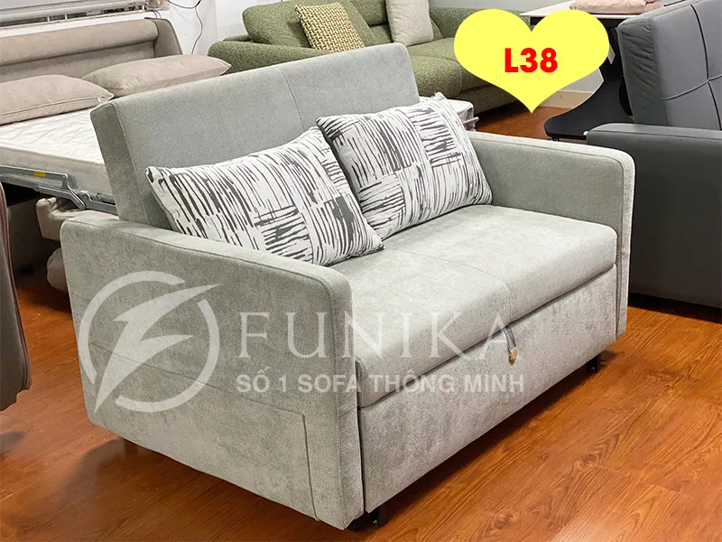 Sofa giường L38 phù hợp căn hộ diện tích nhỏ
