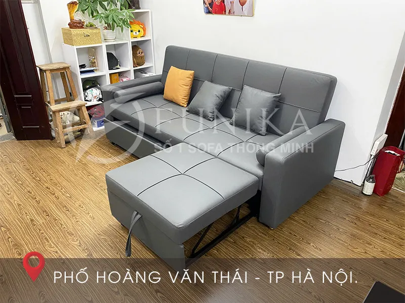 ghế giường sofa 1905 ở trạng thái kéo ngăn kéo ra