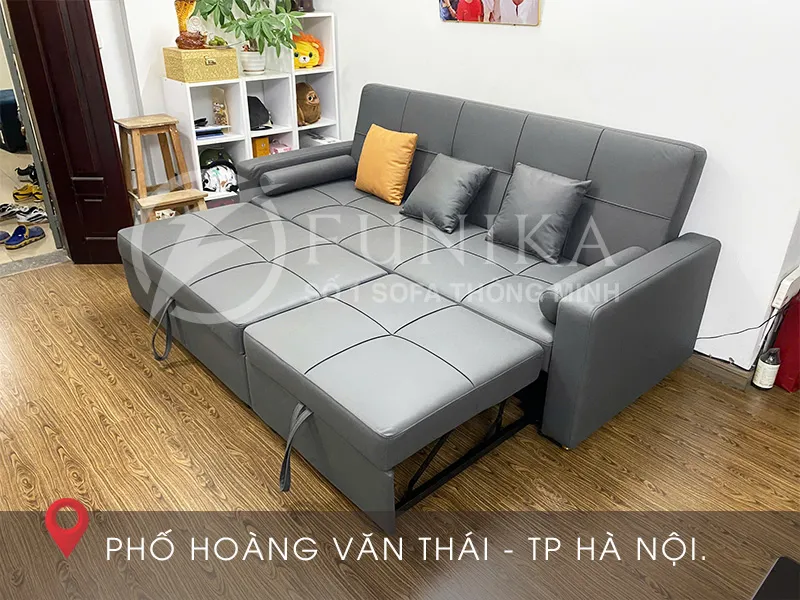 Cơ chế kéo giường thông minh của sofa góc 1905