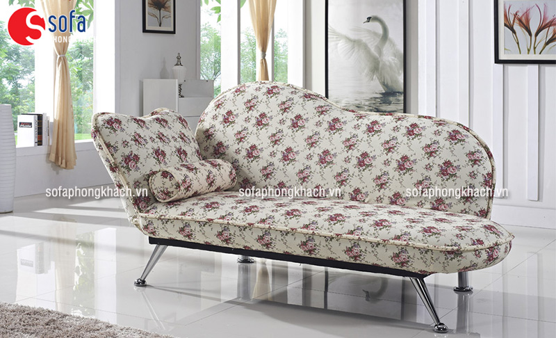 Ghế sofa vải họa tiết, hoa văn trang nhã