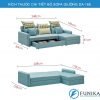 kích thước chi tiết sofa giường DA-169-5