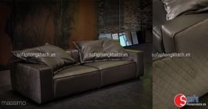 Nên chọn bộ ghế sofa da cao cấp có kích thước vừa văn cới căn phòng khách của gia đình