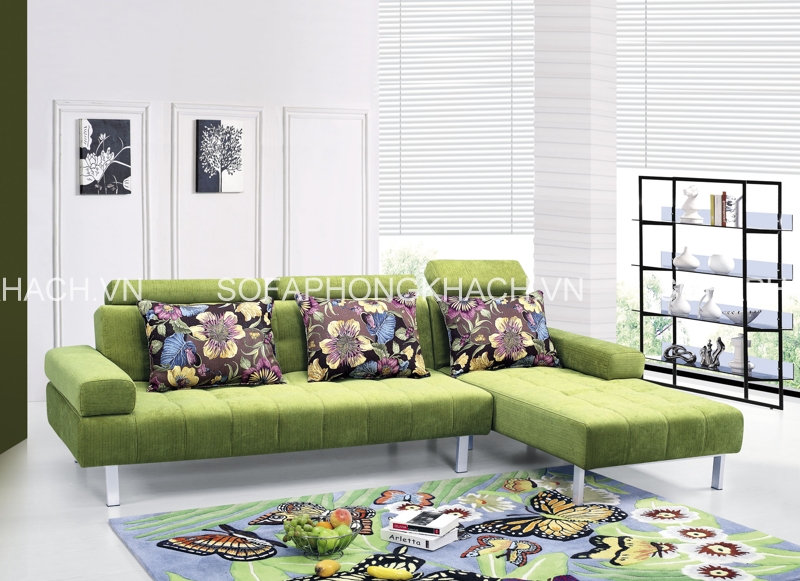 Hãy để sắc xanh của ghế sofa giường đa năng xóa tan đi cảm giác oi bức của mùa hè