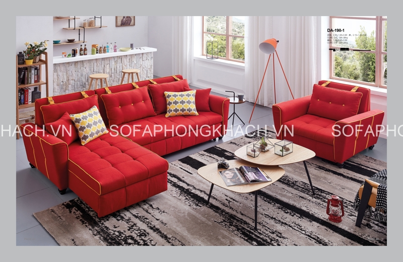 Lựa chọn mẫu sofa giường nhập khẩu màu rực rỡ để tiếp lửa cho tình yêu thêm nồng nhiệt