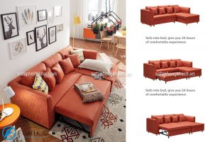 Thiết kế bộ sofa giường thông minh, linh hoạt