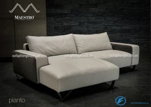 Ghế sofa hà nội bằng chất liệu da bò thật 100% mang đến không gian phòng khách sang trọng