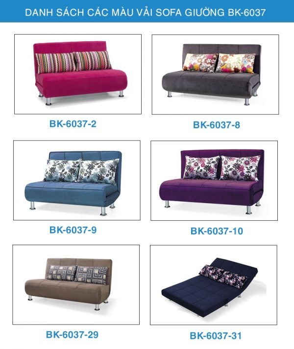 bảng màu Sofa giường đẹp bk-6037