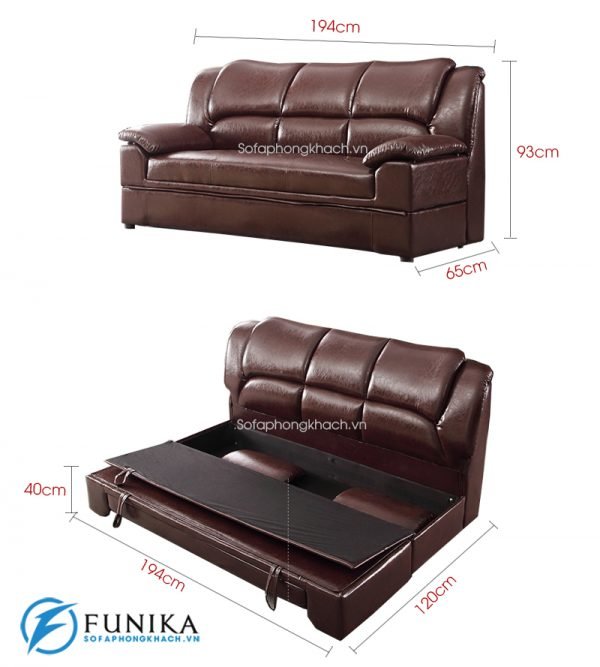 kích thước sofa giường nhập khẩu 712