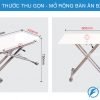 Kích thước bàn ăn thông minh B2166