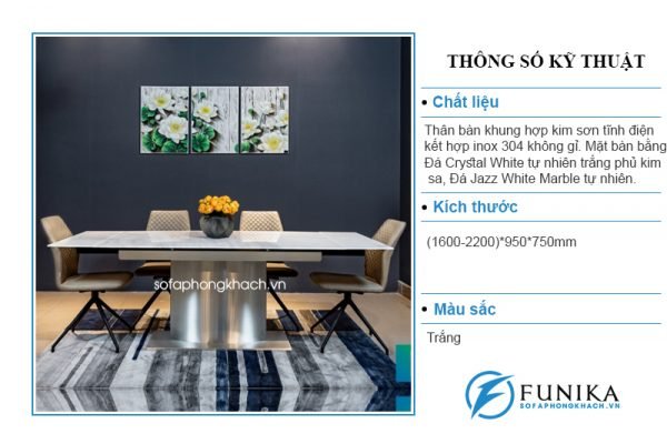 Bàn ăn thông minh T809 mở rộng