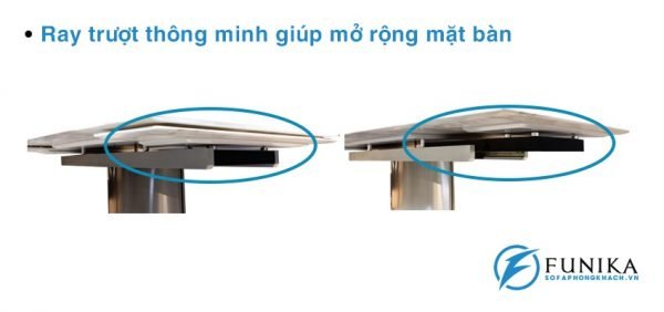 Bàn ăn thông minh T809 mở rộng