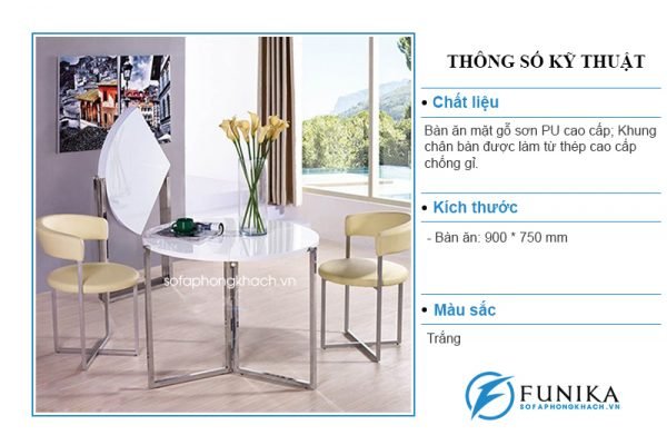 bàn ăn siêu gấp gọn B2389